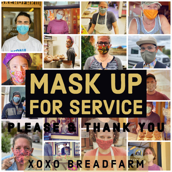 Mask up for service!